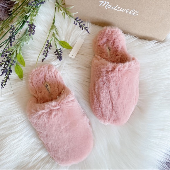 Madewell Shoes - Madewell Wallis Faux Fur Slippers